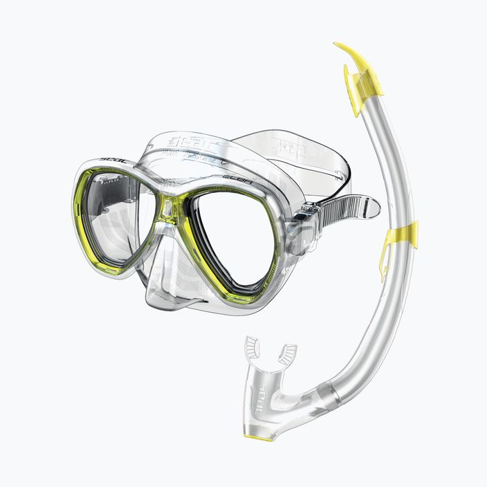 Комплект для підводного плавання SEAC Elba жовтий