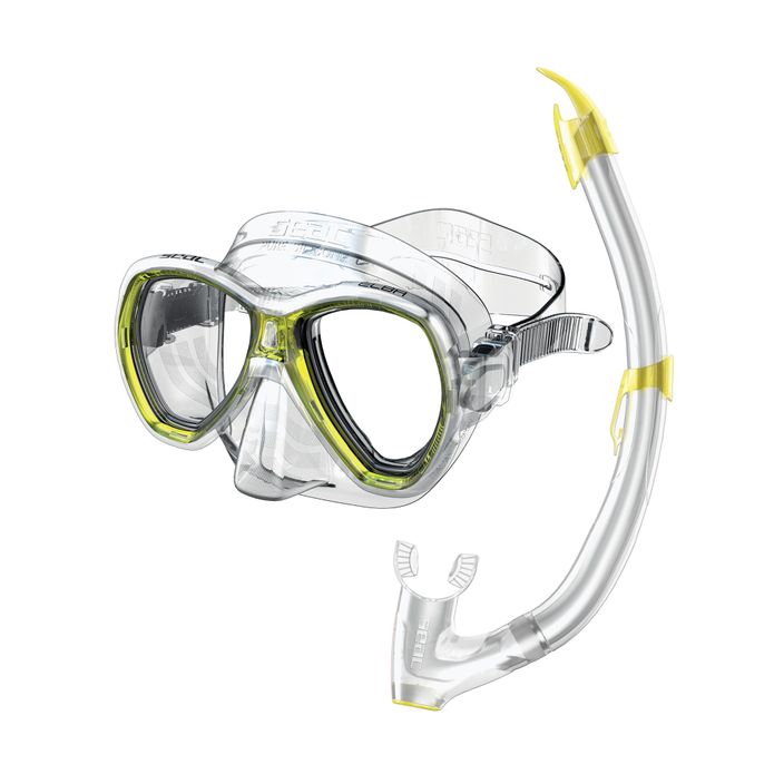 Комплект для підводного плавання SEAC Elba жовтий 2