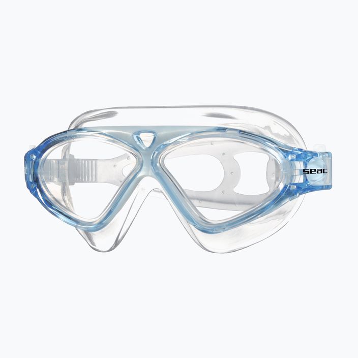 Дитяча маска для плавання SEAC Vision Jr синя 2