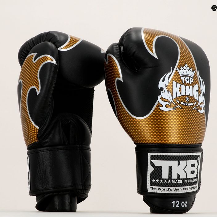 Рукавиці боксерські Top King Muay Thai Empower чорні TKBGEM-01A-BK 7