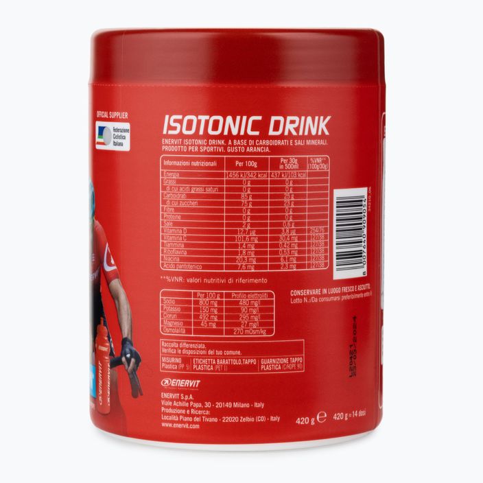 Ізотонічний напій Enervit Isotonic Drink 420 g апельсин 2