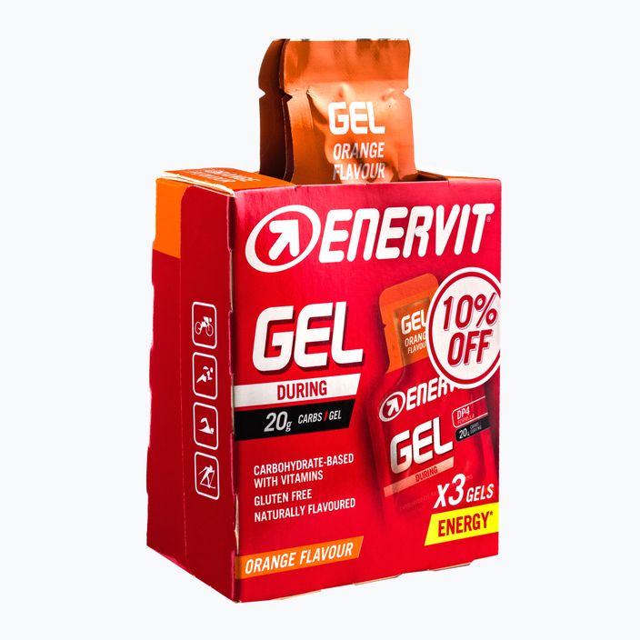 Гель енергетичний Enervit 98888 3 x 25 ml апельсин