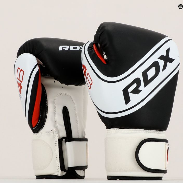 Рукавиці боксерські дитячі RDX чорно-білі JBG-4B 12