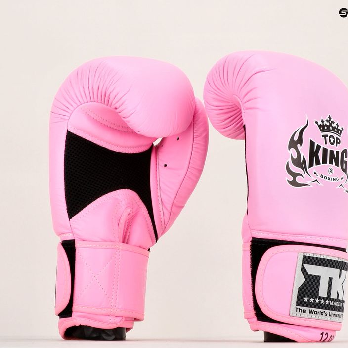 Рукавиці боксерські Top King Muay Thai Ultimate „Air” рожеві TKBGAV 7