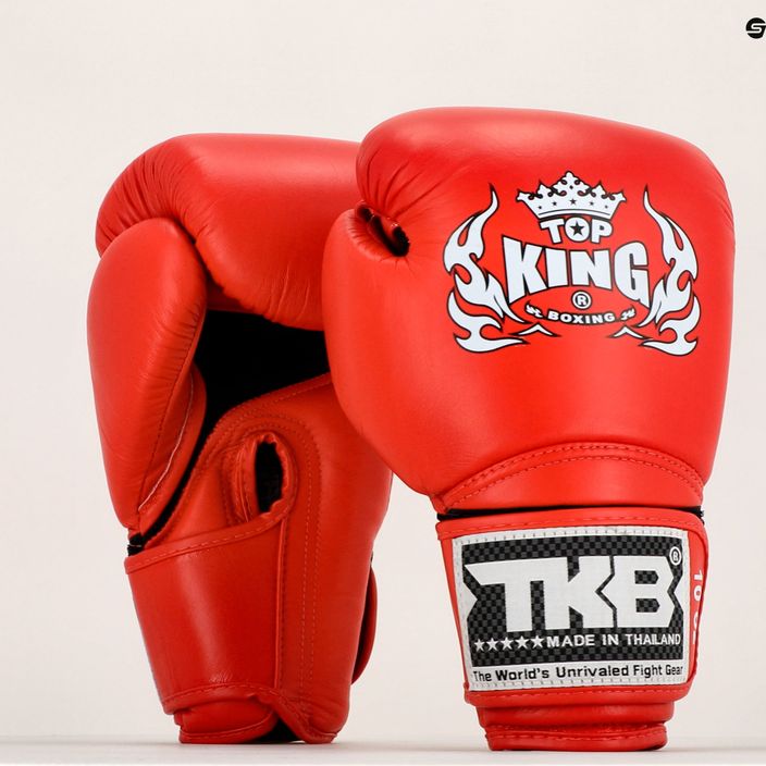 Рукавиці боксерські Top King Muay Thai Super Air червоні TKBGSA-RD 7