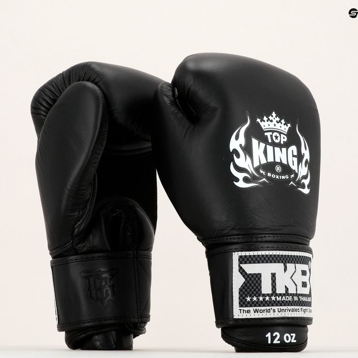 Рукавиці боксерські Top King Muay Thai Ultimate „Air” чорні TKBGAV 7