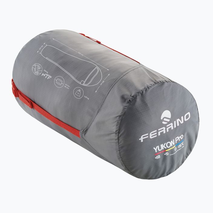 Спальний мішок Ferrino Yukon Pro червоний 3