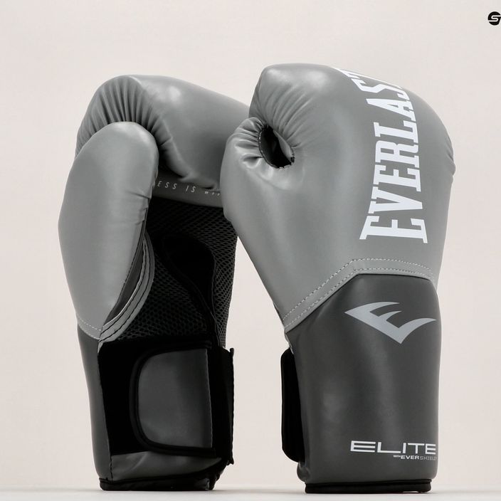 Рукавиці боксерські Everlast Pro Style Elite 2 сірі EV2500 6