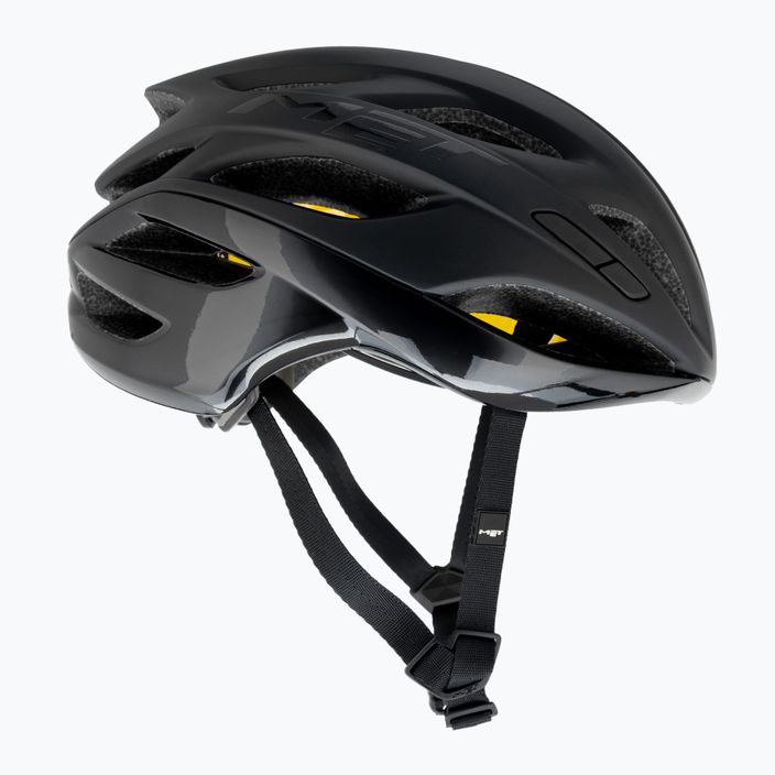 Велосипедний шолом MET Estro Mips чорний матовий глянцевий 4