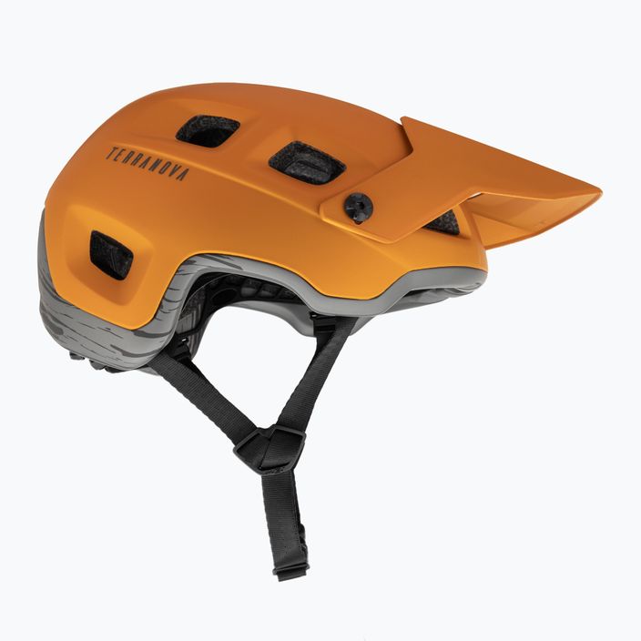 Велосипедний шолом MET Terranova помаранчевий/титановий металік матовий 4
