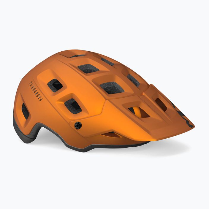 Велосипедний шолом MET Terranova помаранчевий/титановий металік матовий 6