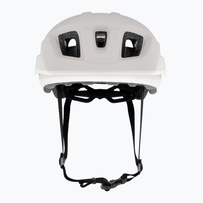 Велосипедний шолом MET Echo біло-бронзовий матовий 2