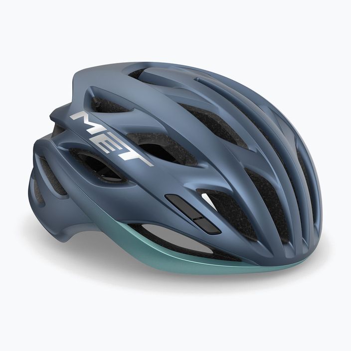 Велосипедний шолом MET Estro Mips темно-синій/бірюзовий матовий 6