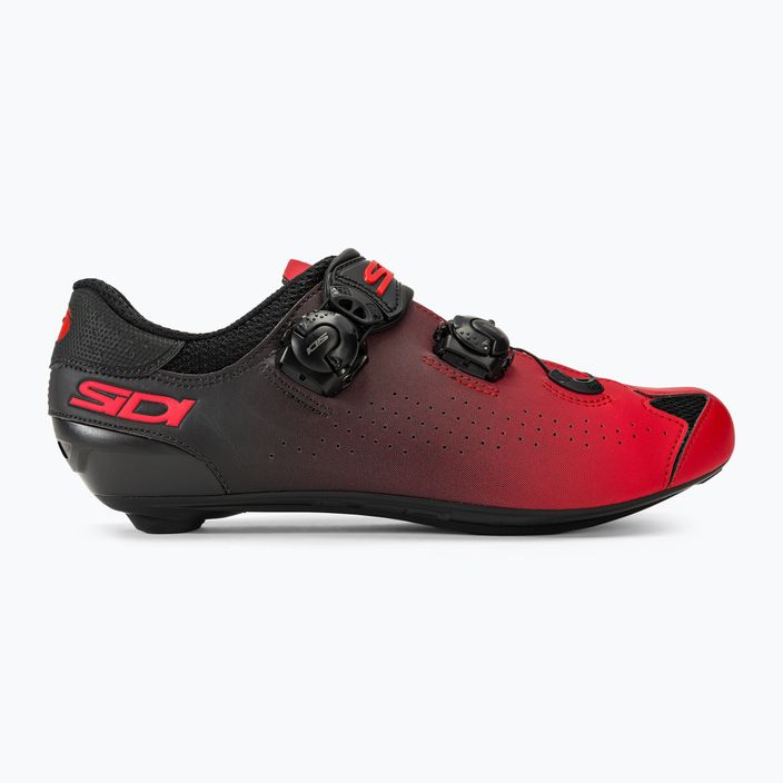 Чоловічі дорожні туфлі Sidi Genius 10 червоно-чорні 2