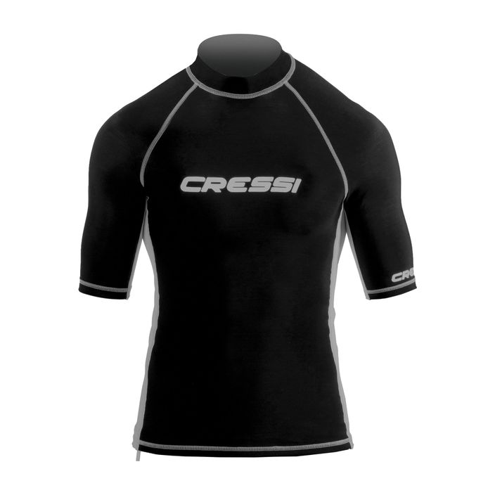 Футболка для плавання чоловіча Cressi Rash Guard S/SL black 2