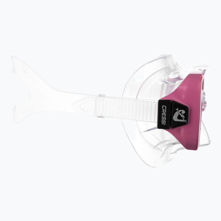 Маска для підводного плавання Cressi Onda прозора/рожева 3