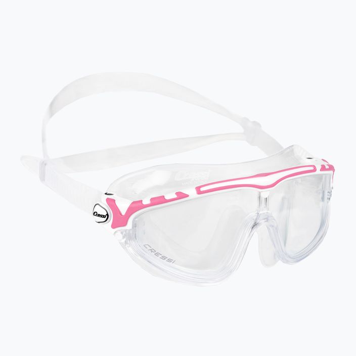 Маска для плавання Cressi Skylight clear/white/pink