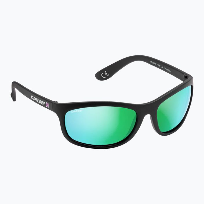 Сонцезахисні окуляри Cressi Rocker black/green mirrored 5