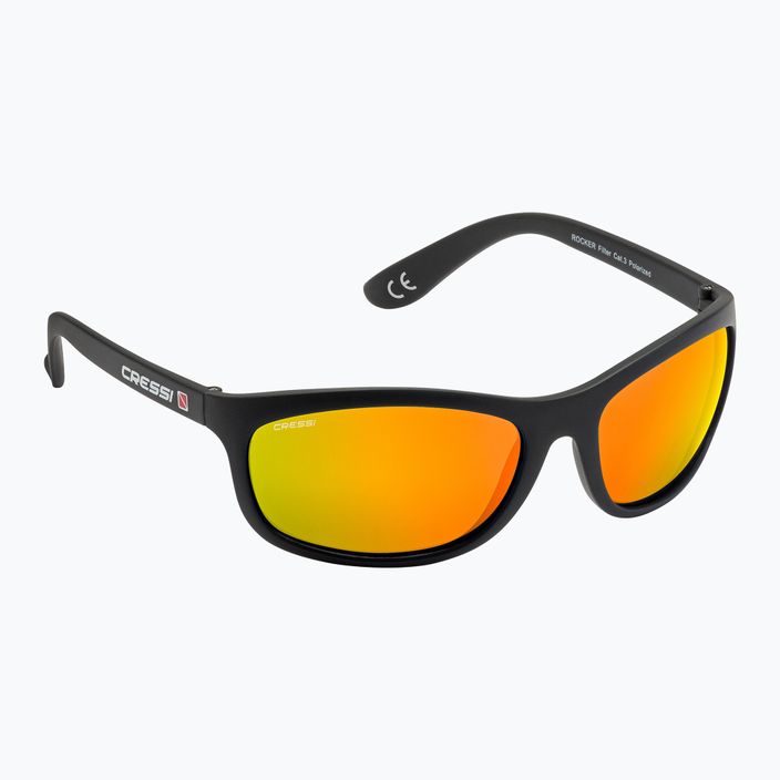 Сонцезахисні окуляри Cressi Rocker black/orange mirrored 5