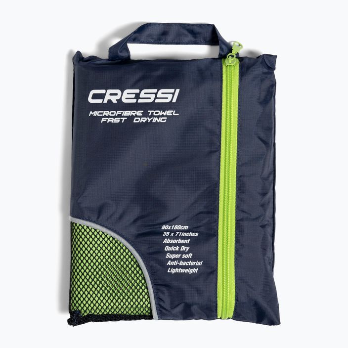 Рушник швидковисихаючий Cressi Microfibre Fast Drying green 5