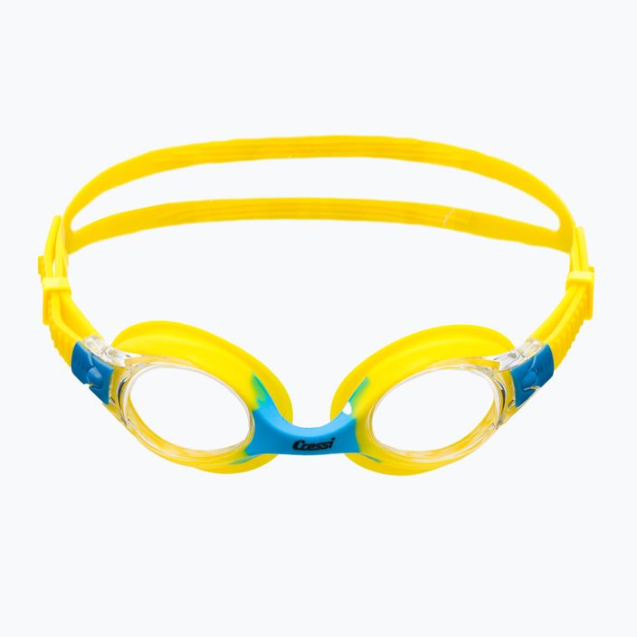 Окуляри для плавання дитячі Cressi Dolphin 2.0 yellow/blue 2