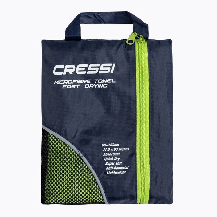 Рушник швидковисихаючий Cressi Microfibre Fast Drying green/blue 5