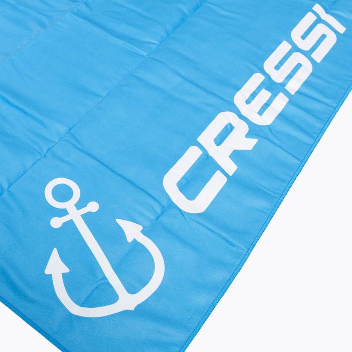 Рушник швидковисихаючий Cressi Microfiber Anchor aquamarine 3