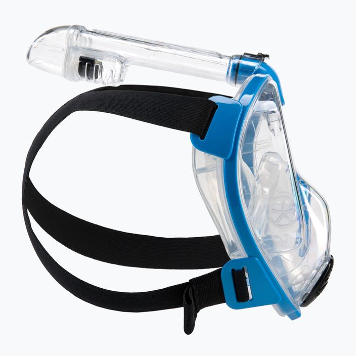 Повнолицева маска для снорклінгу Cressi Baron Full Face clear/blue 3