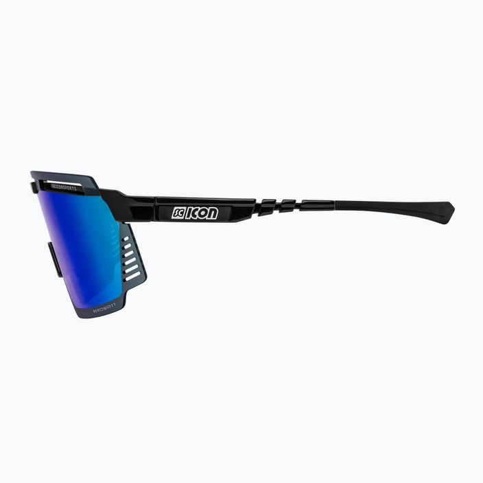 Окуляри велосипедні SCICON Aerowatt black gloss/scnpp multimirror blue EY37030200 4