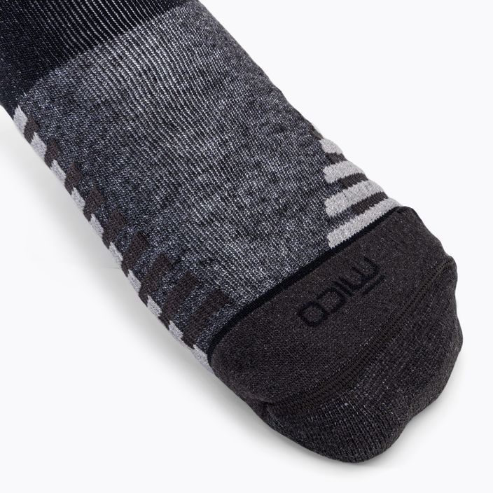 Шкарпетки для трекінгу Mico Medium Weight Crew Outdoor Tencel сірі CA01550 3