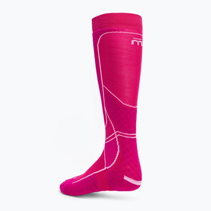 Шкарпетки лижні  жіночі Mico Medium Weight Warm Control Ski рожеві CA00226 2