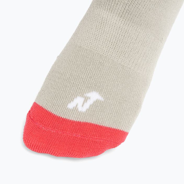 Шкарпетки лижні дитячі Nordica Multisports Winter Jr 2 pary lt grey/coral/white 4