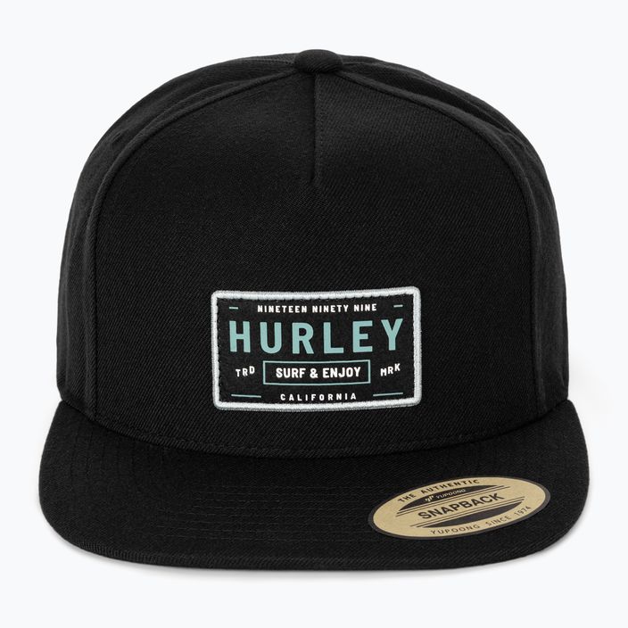 Чоловіча бейсболка Hurley Bixby чорна 2