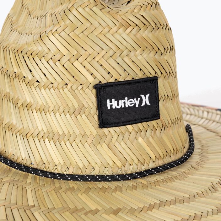 Чоловічий капелюх Hurley Java Straw хакі 4