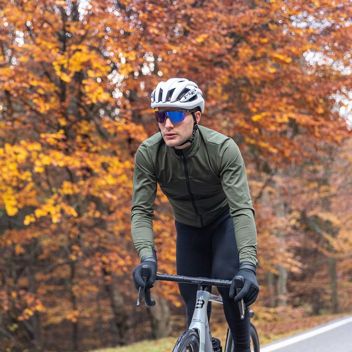 Чоловіча велосипедна куртка Northwave Extreme H20 лісова зелена 7