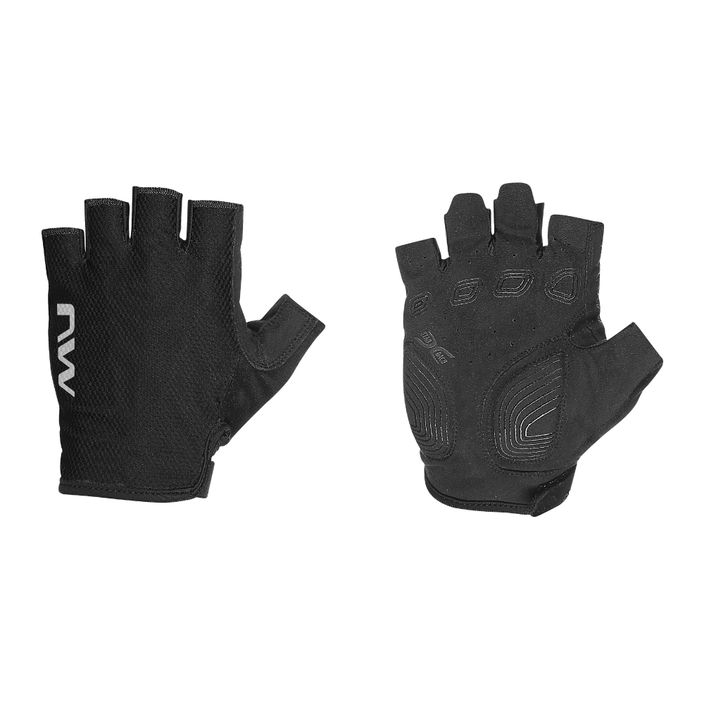 Чоловічі велосипедні рукавички Northwave Active з короткими пальцями чорні 2