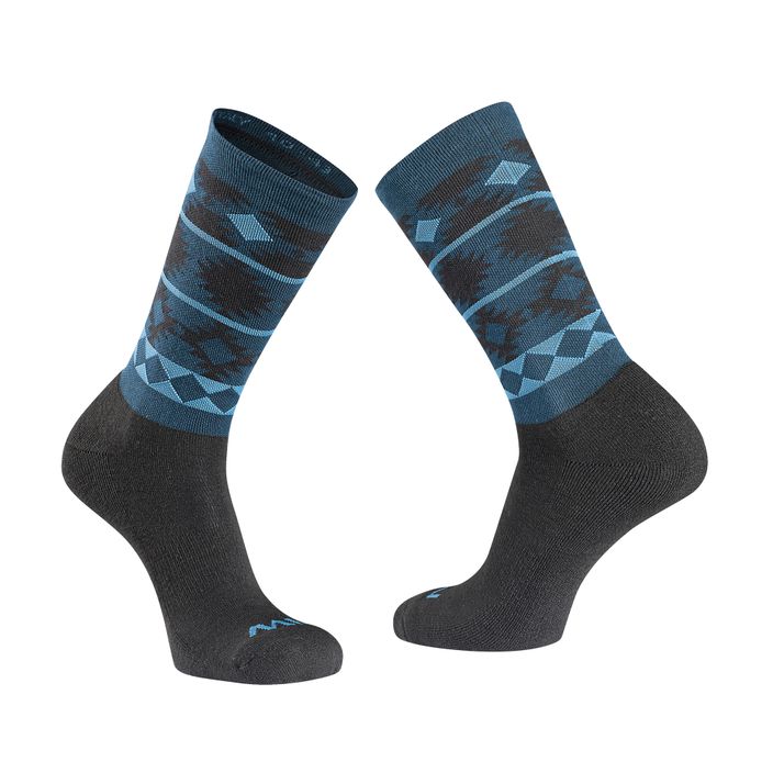 Чоловічі шкарпетки для велоспорту Northwave Core темно-сині/чорні 2