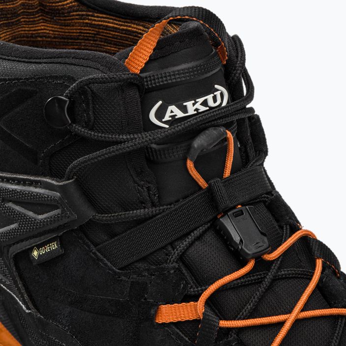 Черевики для альпінізму чоловічі AKU Rock DFS Mid GTX black/orange 9