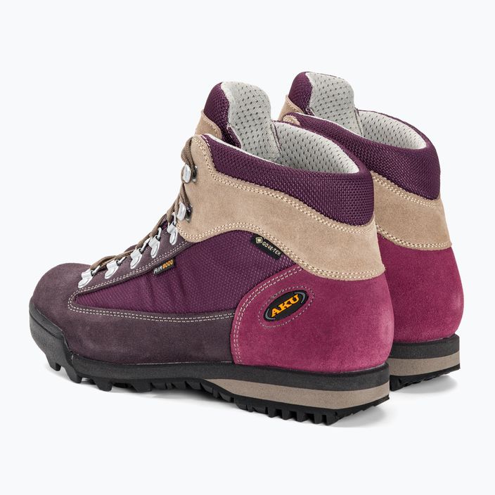 Взуття трекінгове жіноче AKU Ultra Light Original GTX burgundy/violet 3