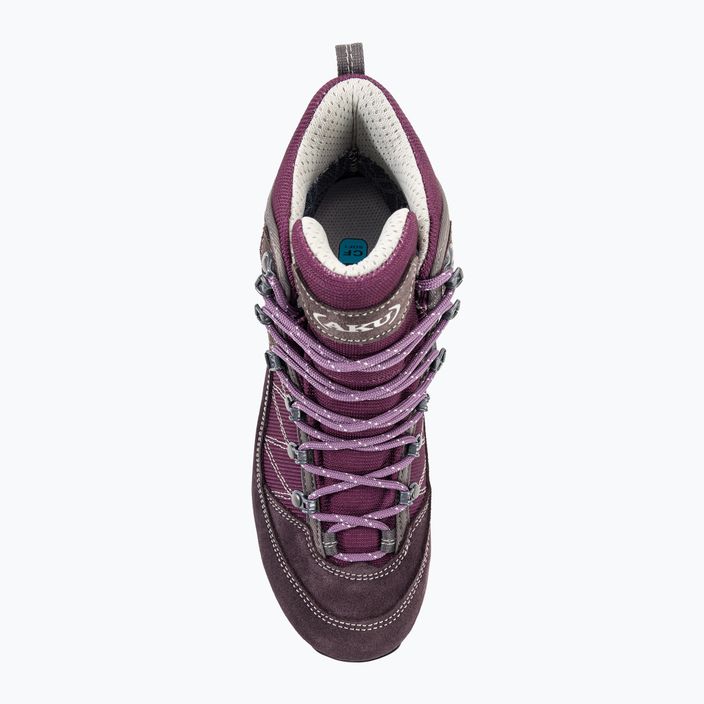 Взуття трекінгове жіноче AKU Trekker Lite III GTX violet/grey 6