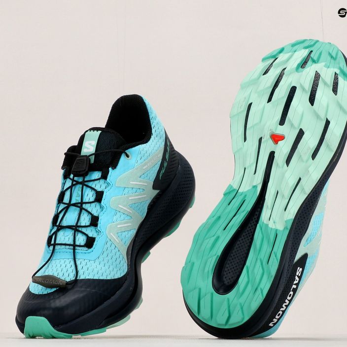 Кросівки для бігу жіночі Salomon Pulsar Trail blra/carbon/yucc 14