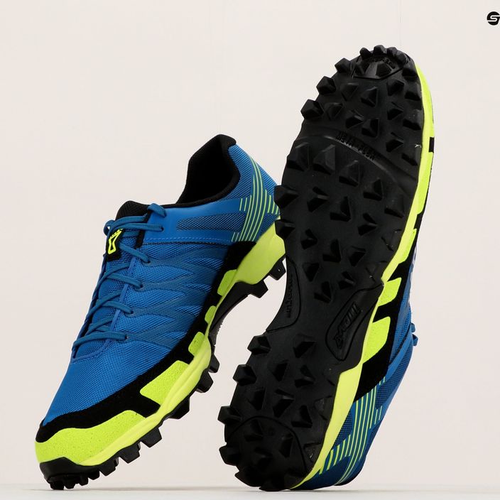 Кросівки для бігу чоловічі Inov-8 Mudclaw 300 блакитно-жовті 000770-BLYW 19