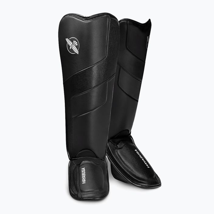 Захист гомілок і стоп Hayabusa T3 Full Back Shin Guards black