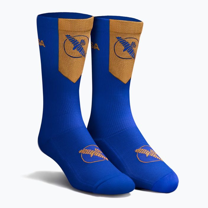 Шкарпетки чоловічі Hayabusa Pro Boxing Socks blue/gold