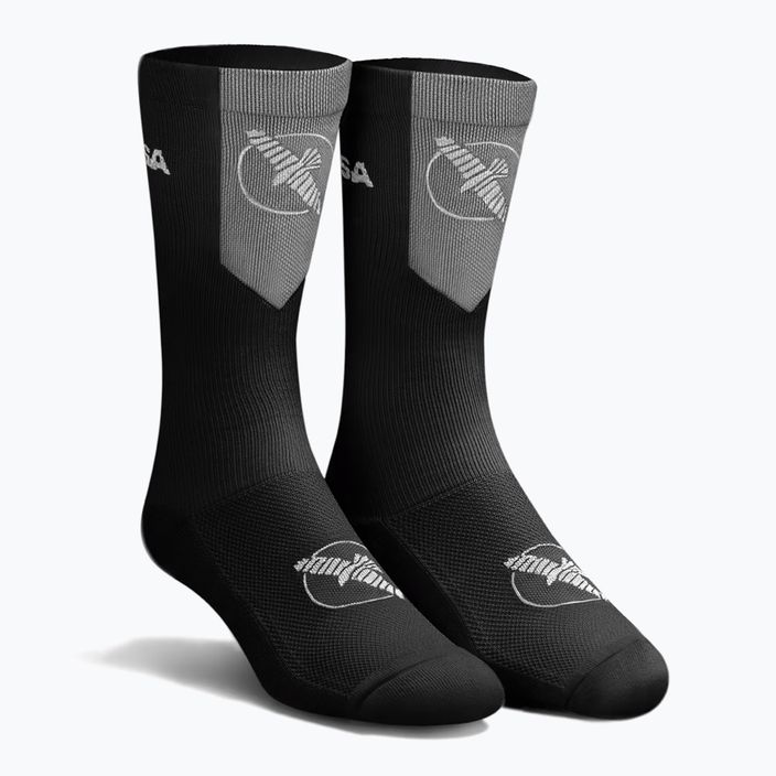 Шкарпетки чоловічі Hayabusa Pro Boxing Socks black/grey