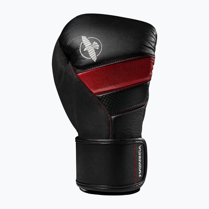 Рукавиці боксерські Hayabusa T3 black/red 2