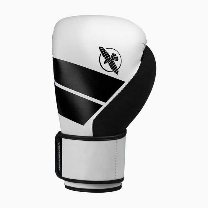 Рукавиці боксерські Hayabusa S4 чорно-білі S4BG 8