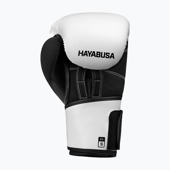 Рукавиці боксерські Hayabusa S4 чорно-білі S4BG 9