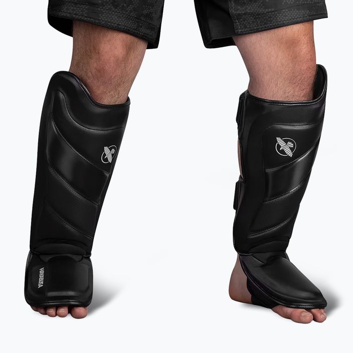 Hayabusa T3 Striking Shin Guards захист гомілки та стопи чорний Hayabusa T3 Striking Shin Guards 3