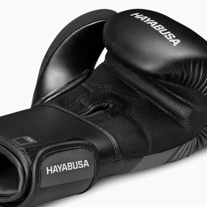 Боксерські рукавички Hayabusa S4 чорні 3